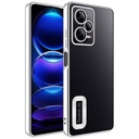 Xiaomi Redmi Note 12 Pro 5G Uyumlu Kılıf Kamera Korumalı Logo Gösteren Zore Omega Kapak