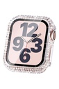 Apple Watch 7 41mm Uyumlu Zore Watch Gard 24 Kenarları Taşlı Sert PC Kasa Ve Ekran Koruyucu