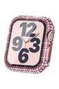 Apple Watch 7 45mm Uyumlu Zore Watch Gard 24 Kenarları Taşlı Sert PC Kasa Ve Ekran Koruyucu