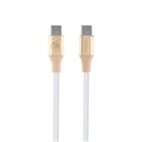 Guess Orjinal Lisanslı 4G ve Yazı Logolu Aydınlatmalı Kablo Ucu Hızlı Şarj Özellikli Type-C To Type-C PD Kablo 3A 1.5m