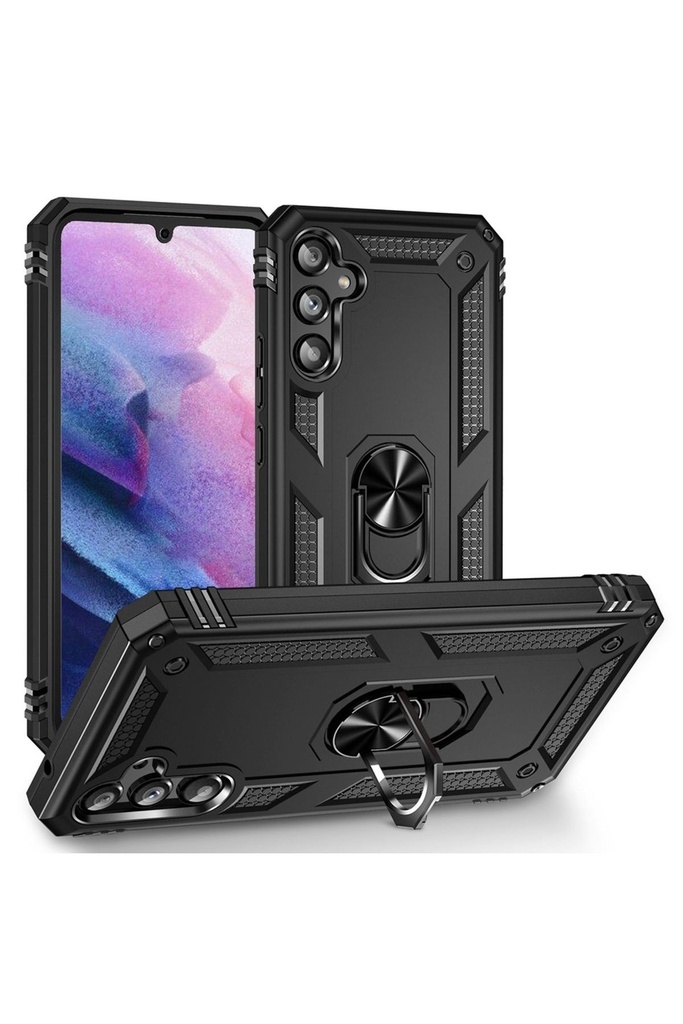 [RNZ-TA86980] Samsung Galaxy A34 Uyumlu Kılıf Zore Vega Kapak (Siyah)