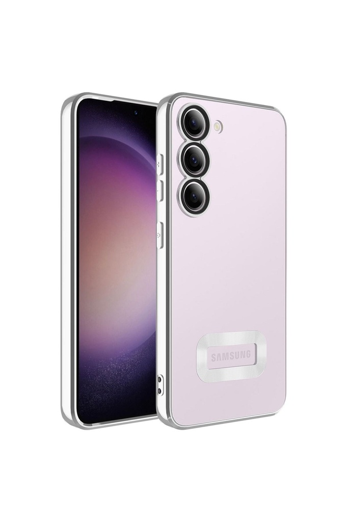 Samsung Galaxy S23 Plus Uyumlu Kılıf Kamera Korumalı Logo Gösteren Zore Omega Kapak