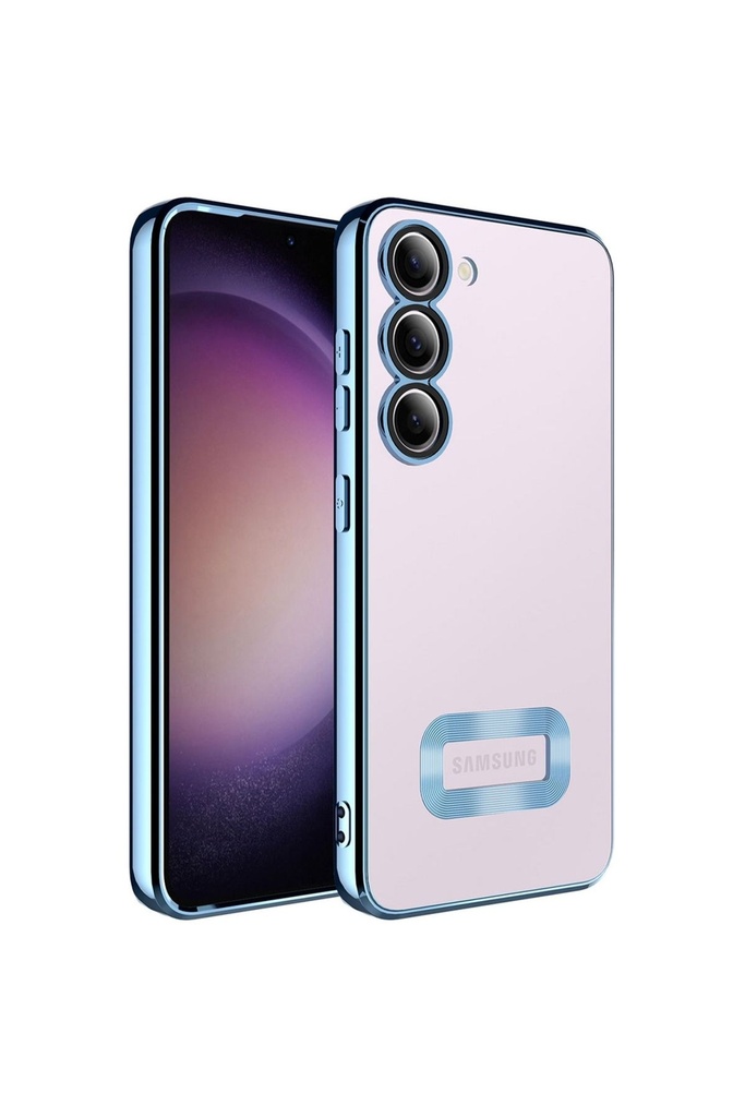Samsung Galaxy S23 Plus Uyumlu Kılıf Kamera Korumalı Logo Gösteren Zore Omega Kapak