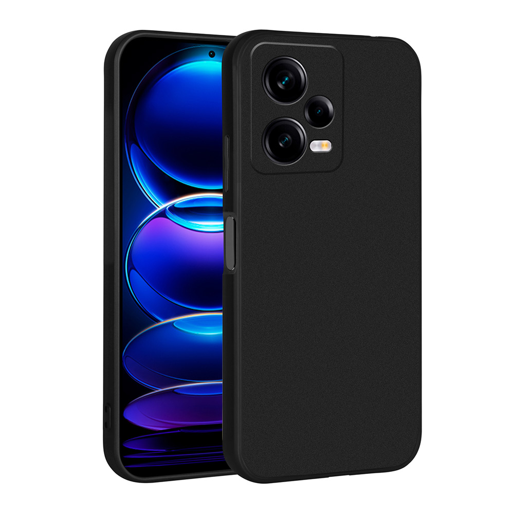 [RNZ-TA87017] Xiaomi Redmi Note 12 Pro 5G Uyumlu Kılıf Zore Premier Silikon Kapak (Siyah)