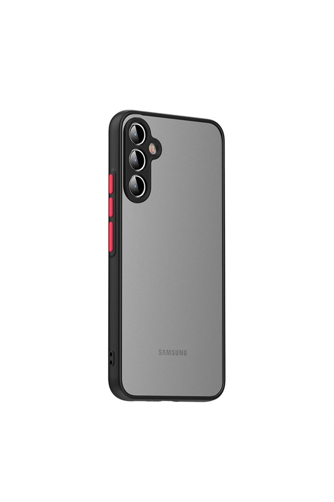 [RNZ-TA87025] Samsung Galaxy A14 Uyumlu Kılıf Zore Hux Kapak (Siyah)