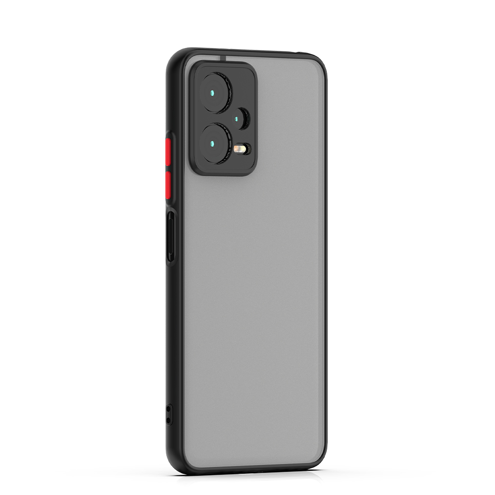 [RNZ-TA87039] Xiaomi Redmi Note 12 5G Uyumlu Kılıf Zore Hux Kapak (Siyah)