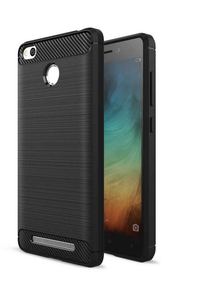 [RNZ-TA710] Xiaomi Redmi 3 Pro Uyumlu Kılıf Zore Room Silikon Kapak (Siyah)