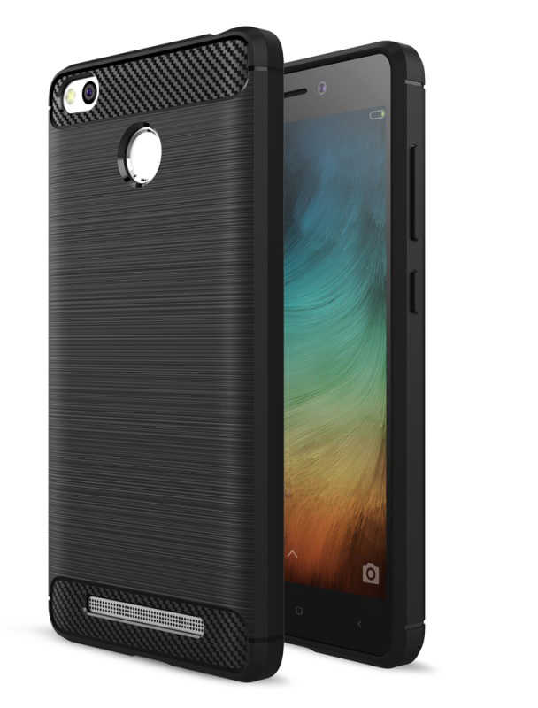 [RNZ-TA710] Xiaomi Redmi 3 Pro Uyumlu Kılıf Zore Room Silikon Kapak (Siyah)