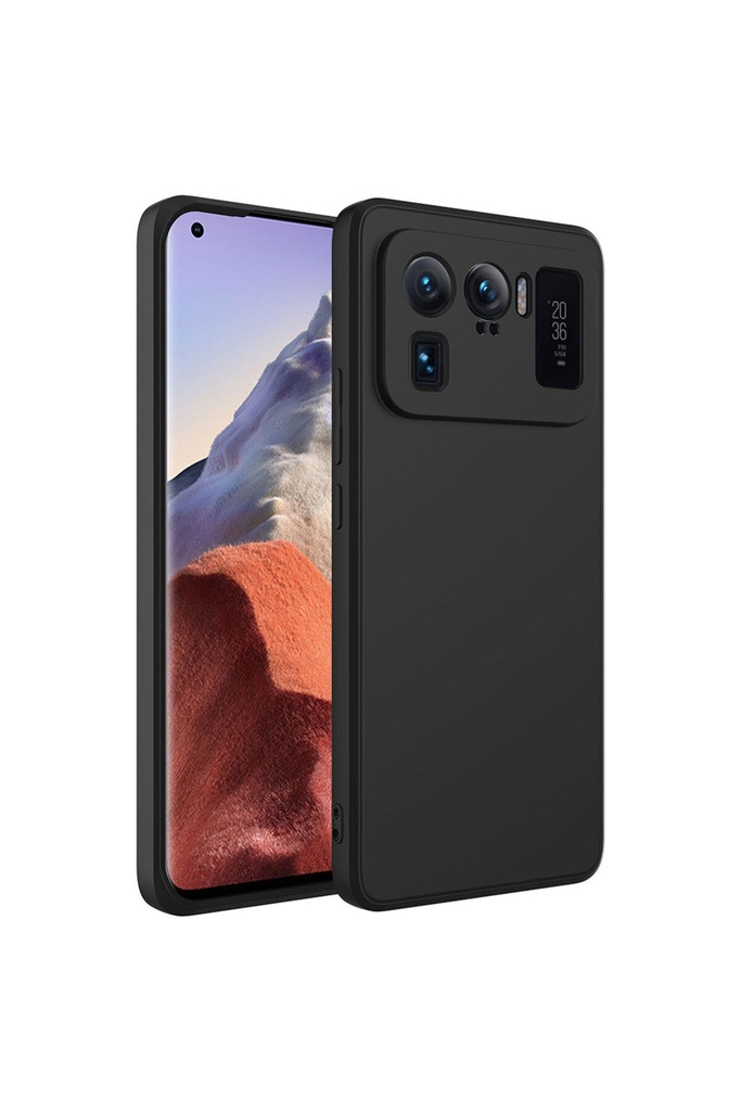 [RNZ-TA87235] Xiaomi Mi 11 Ultra Uyumlu Kılıf Zore Mara Lansman Kapak (Siyah)