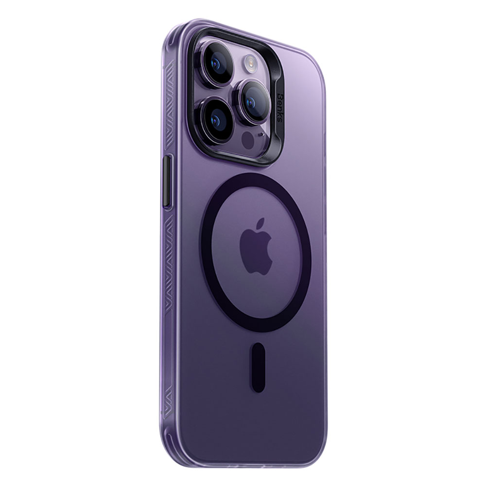 Apple iPhone 14 Pro Uyumlu Kılıf M-safe Şarj Özellikli Benks Lucid Armor Kapak