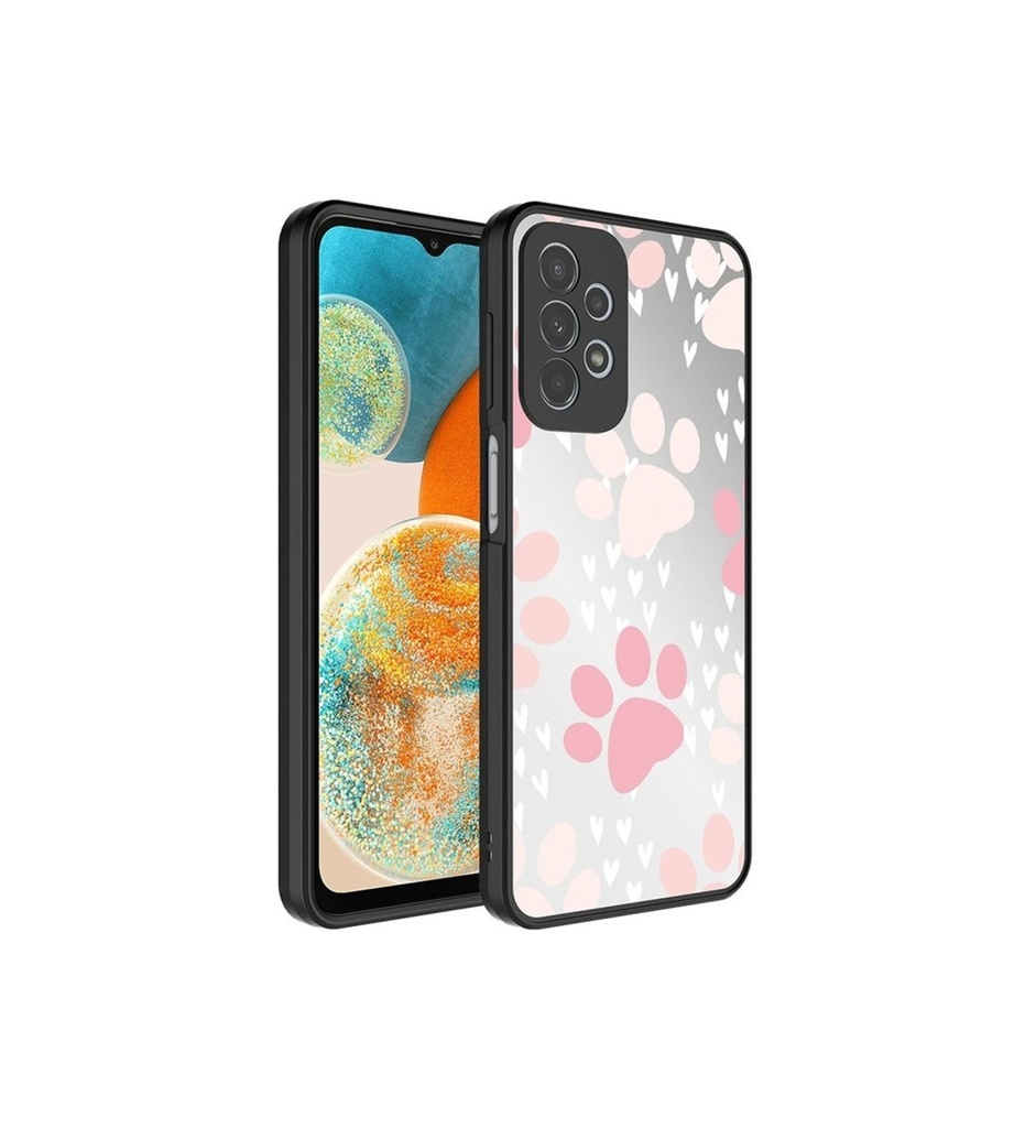 Samsung Galaxy A53 5G Uyumlu Kılıf Aynalı Desenli Kamera Korumalı Parlak Zore Mirror Kapak