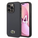 Apple iPhone 14 Pro Max Uyumlu Kılıf Lacoste Orjinal Lisanslı PU Pike Desenli Arka Yüzey İkonik Timsah Dokuma Logolu Kapak