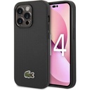 Apple iPhone 14 Pro Max Uyumlu Kılıf Lacoste Orjinal Lisanslı PU Pike Desenli Arka Yüzey İkonik Timsah Dokuma Logolu Kapak