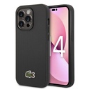 Apple iPhone 14 Pro Max Uyumlu Kılıf Lacoste Orjinal Lisanslı PU Pike Desenli Arka Yüzey İkonik Timsah Dokuma Logolu Kapak