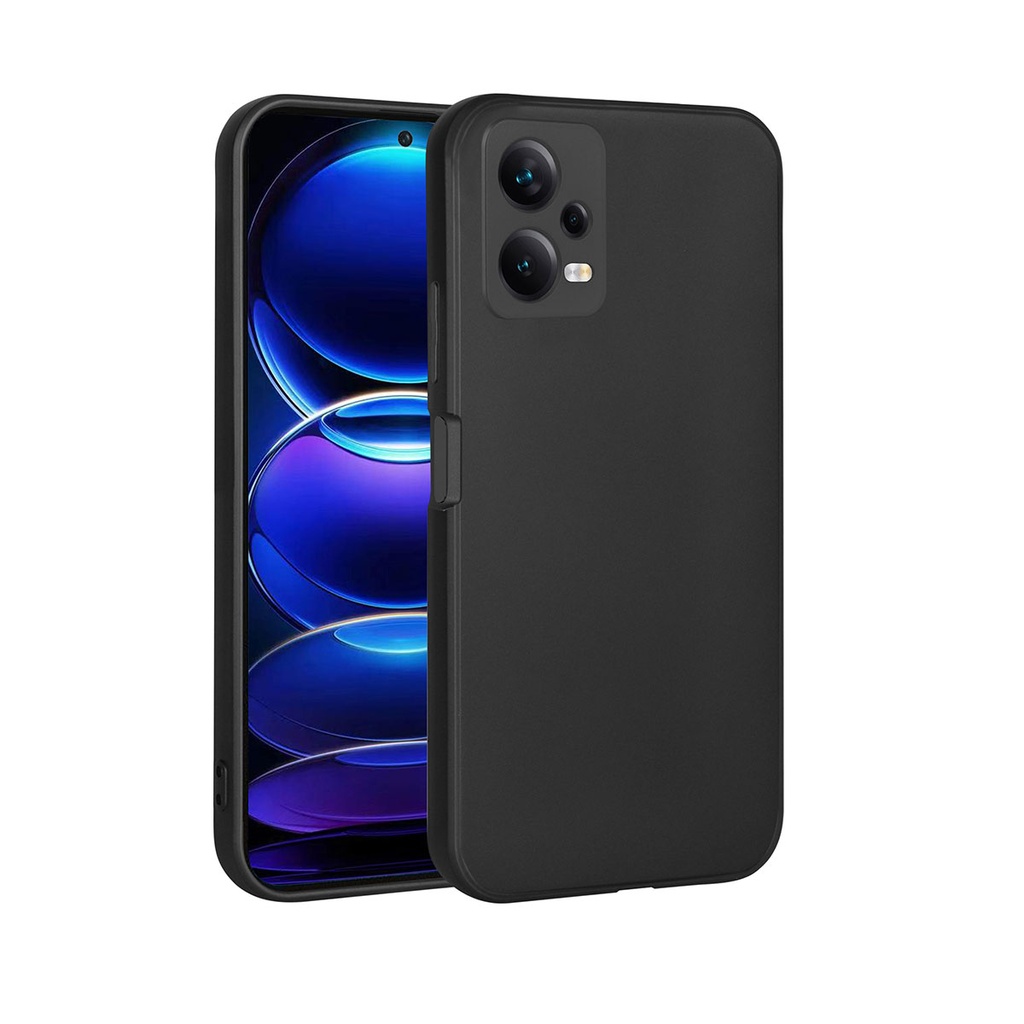 [RNZ-TA87346] Xiaomi Redmi Note 12 5G Uyumlu Kılıf Zore Premier Silikon Kapak (Siyah)