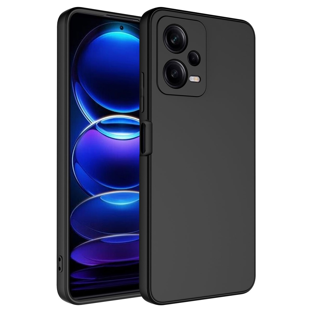 [RNZ-TA87367] Xiaomi Redmi Note 12 5G Uyumlu Kılıf Zore Mara Lansman Kapak (Siyah)