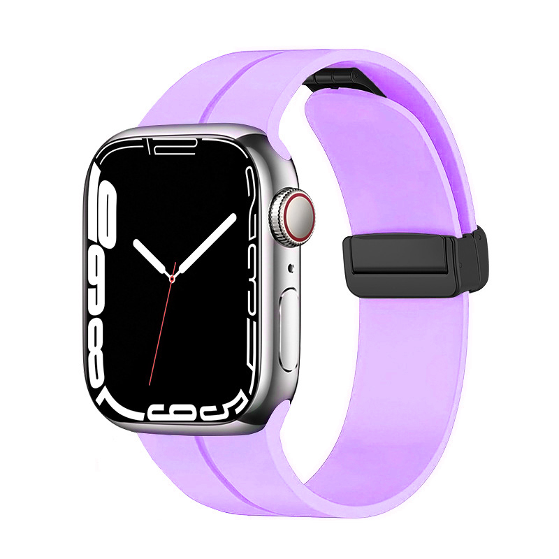 Apple Watch 40mm Uyumlu Kordon Silikon Metal Mıknatıslı Toka Zore KRD-84 Kayış