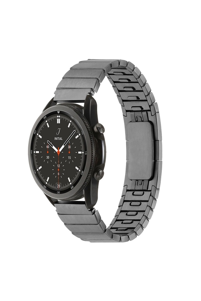 Samsung Galaxy Watch 46mm Uyumlu 22mm Kordon Paslanmaz Çelik Luxury Zore KRD-82 Kayış