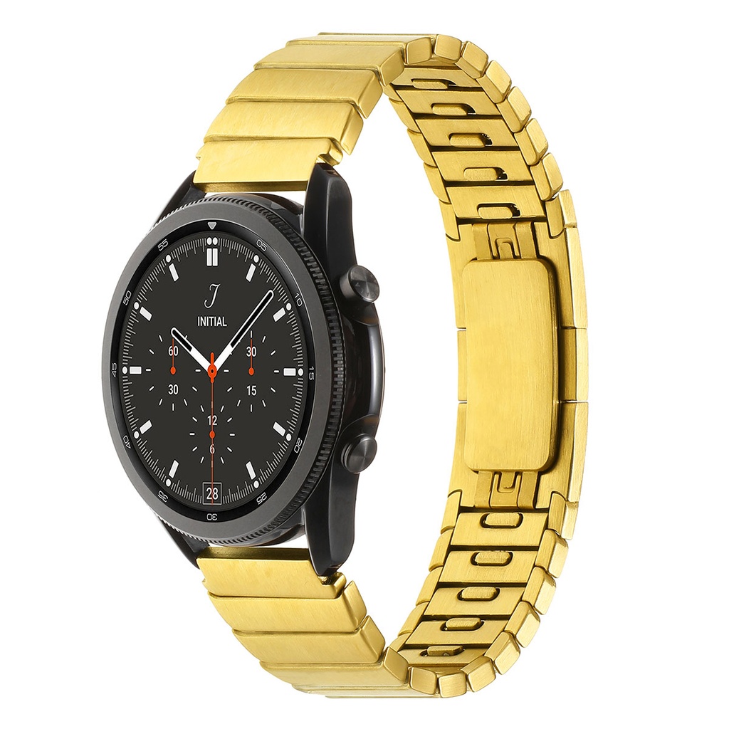 Xiaomi  Amazfit Pace 22mm Uyumlu Kordon Paslanmaz Çelik Luxury Zore KRD-82 Kayış