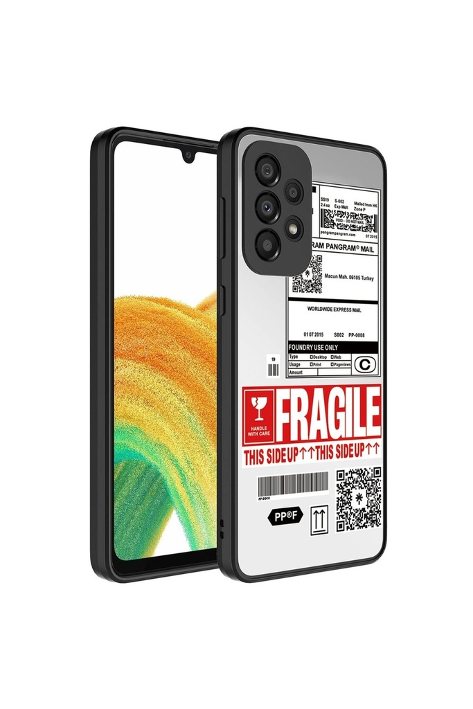 Samsung Galaxy A73 Uyumlu Kılıf Aynalı Desenli Kamera Korumalı Parlak Zore Mirror Kapak