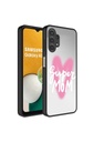 Samsung Galaxy A13 4G Uyumlu Kılıf Aynalı Desenli Kamera Korumalı Parlak Zore Mirror Kapak