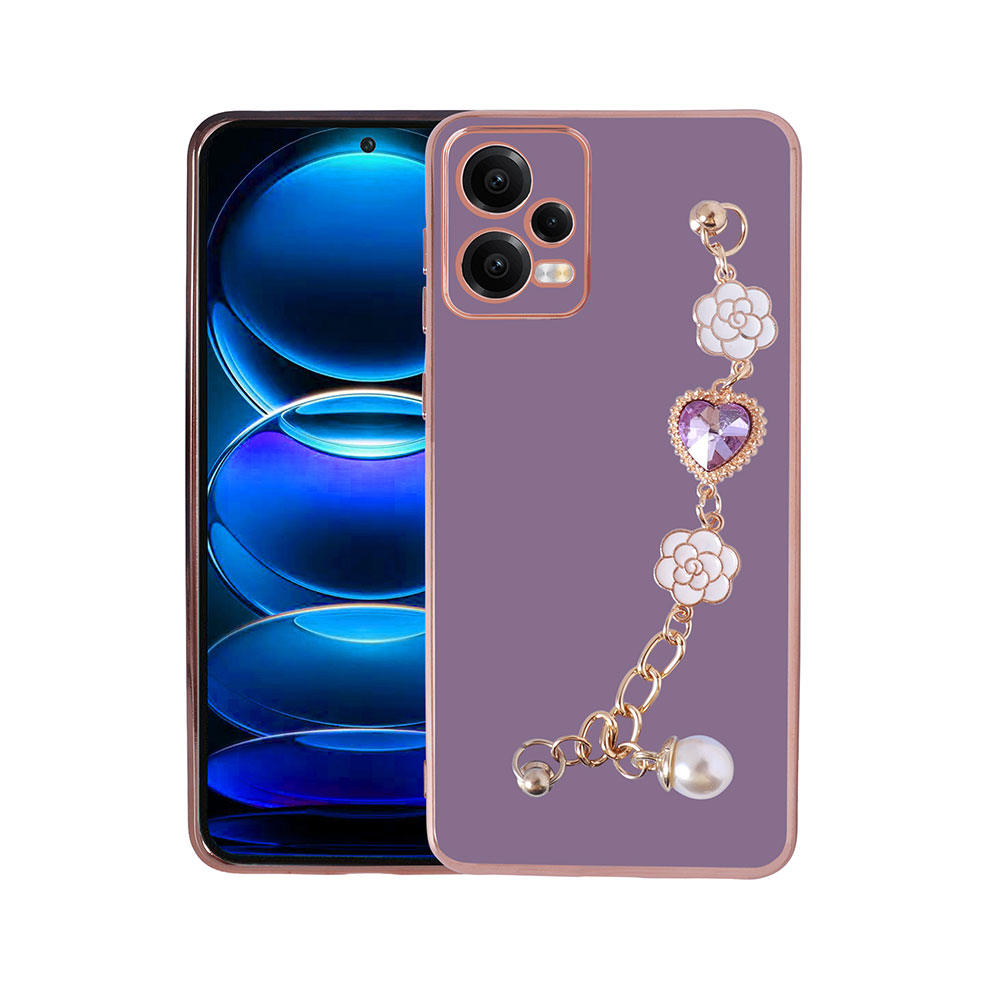 Xiaomi Redmi Note 12 5G Uyumlu Kılıf El Tutamaçlı Kamera Korumalı Zore Taka Silikon Kapak