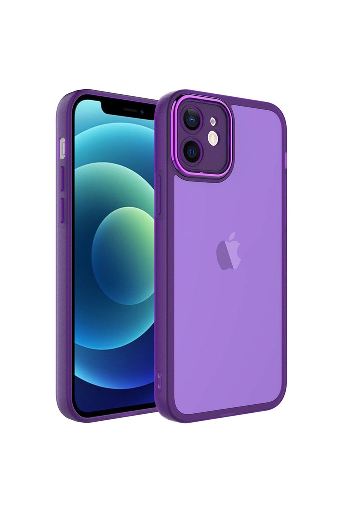 Apple iPhone 11 Uyumlu Kılıf Kamera Korumalı Transparan Zore Post Kapak