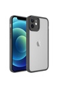 Apple iPhone 11 Uyumlu Kılıf Kamera Korumalı Transparan Zore Post Kapak