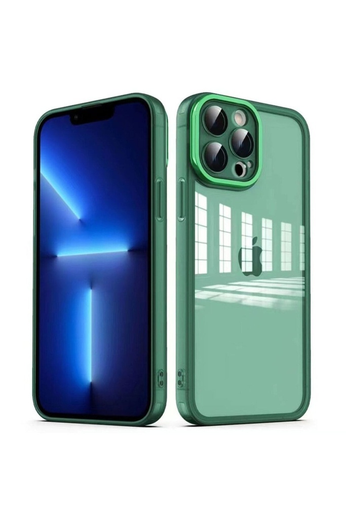 Apple iPhone 12 Pro Max Uyumlu Kılıf Kamera Korumalı Transparan Zore Post Kapak