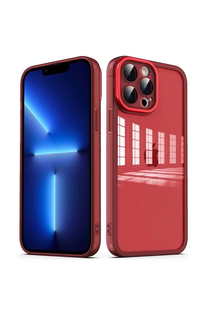 Apple iPhone 12 Pro Max Uyumlu Kılıf Kamera Korumalı Transparan Zore Post Kapak