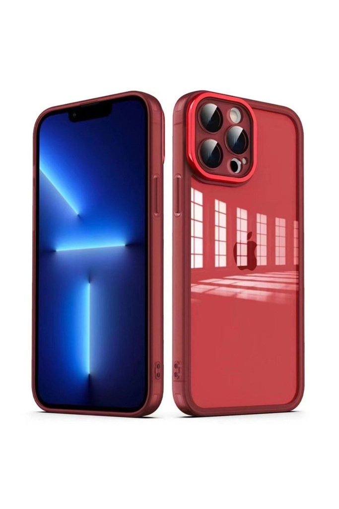 Apple iPhone 13 Pro Uyumlu Kılıf Kamera Korumalı Transparan Zore Post Kapak