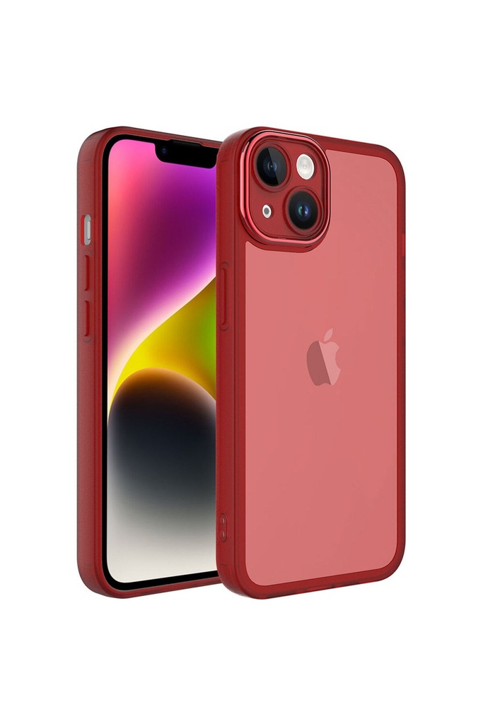Apple iPhone 14 Uyumlu Kılıf Kamera Korumalı Transparan Zore Post Kapak