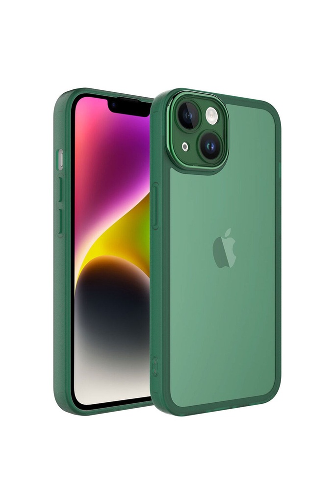 Apple iPhone 14 Plus Uyumlu Kılıf Kamera Korumalı Transparan Zore Post Kapak