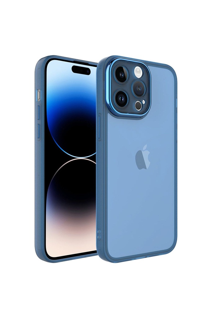 Apple iPhone 14 Plus Uyumlu Kılıf Kamera Korumalı Transparan Zore Post Kapak