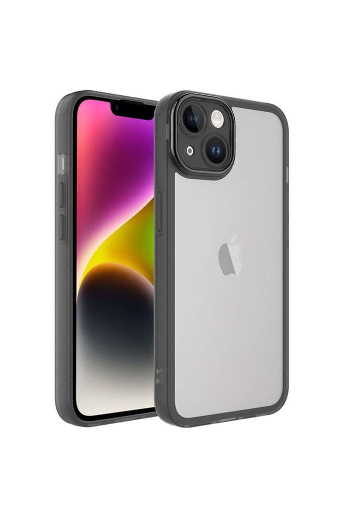 Apple iPhone 14 Plus Uyumlu Kılıf Kamera Korumalı Transparan Zore Post Kapak