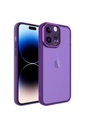 Apple iPhone 14 Pro Uyumlu Kılıf Kamera Korumalı Transparan Zore Post Kapak