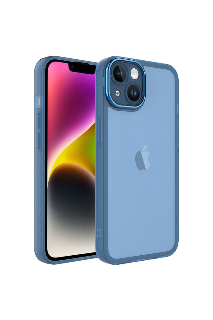 Apple iPhone 14 Pro Uyumlu Kılıf Kamera Korumalı Transparan Zore Post Kapak
