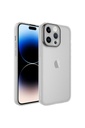 Apple iPhone 14 Pro Uyumlu Kılıf Kamera Korumalı Transparan Zore Post Kapak