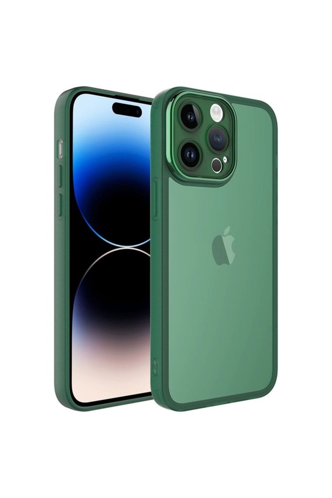 Apple iPhone 14 Pro Max Uyumlu Kılıf Kamera Korumalı Transparan Zore Post Kapak