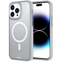 Apple iPhone 14 Pro Uyumlu Kılıf M-safe Şarj Özellikli Youngkit Rock Sand Serisi Kapak
