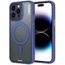 Apple iPhone 14 Pro Uyumlu Kılıf M-safe Şarj Özellikli Youngkit Rock Sand Serisi Kapak