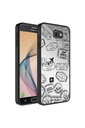 Samsung Galaxy J7 Prime Uyumlu Kılıf Aynalı Desenli Kamera Korumalı Parlak Zore Mirror Kapak