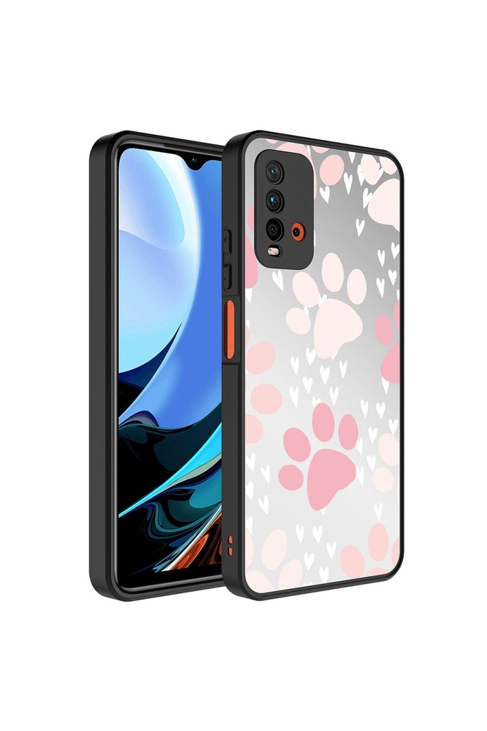 Xiaomi Redmi Note 9 4G Uyumlu Kılıf Aynalı Desenli Kamera Korumalı Parlak Zore Mirror Kapak