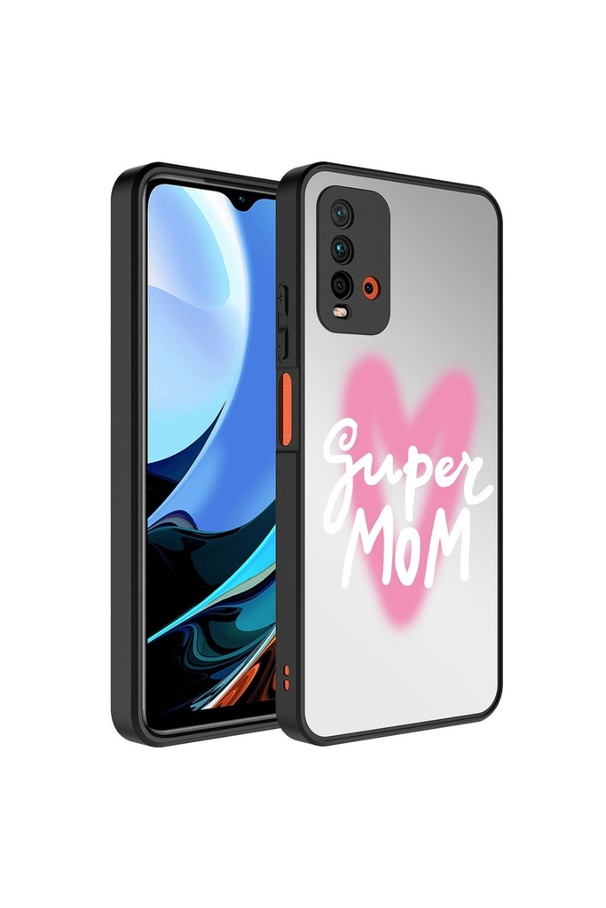 Xiaomi Redmi Note 9 4G Uyumlu Kılıf Aynalı Desenli Kamera Korumalı Parlak Zore Mirror Kapak