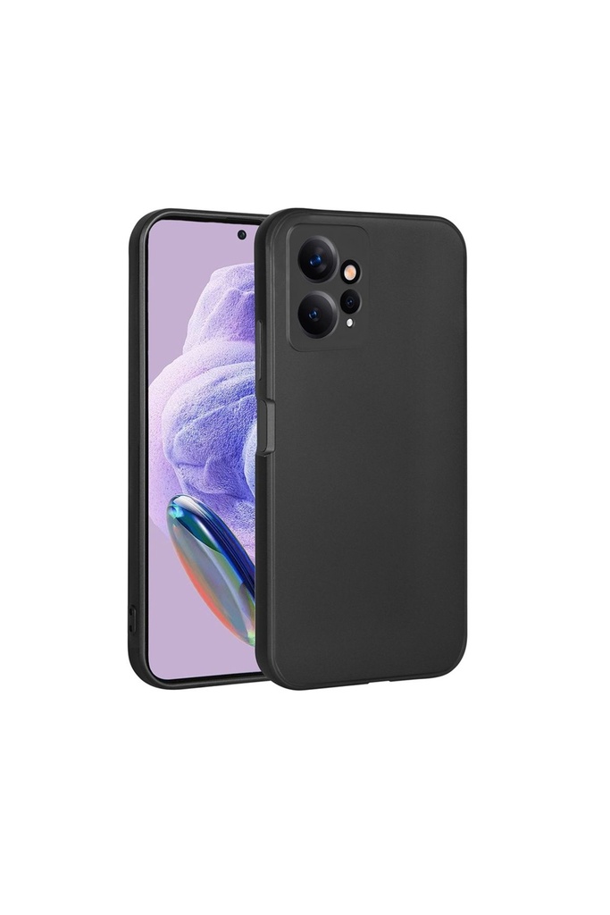 [RNZ-TA87990] Xiaomi Redmi Note 12 4G Uyumlu Kılıf Zore Premier Silikon Kapak (Siyah)
