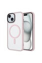 Apple iPhone 13 Uyumlu Kılıf Mat Arka Yüzey Wireless Şarj Özellikli Zore Flet M-safe Kapak