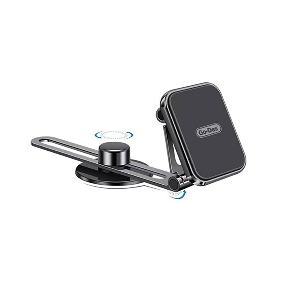 [RNZ-TA88054] Go Des GD-HD916 Magnetik 360 Derece Dönebilen Düz Zemin Araç Telefon Tutacağı