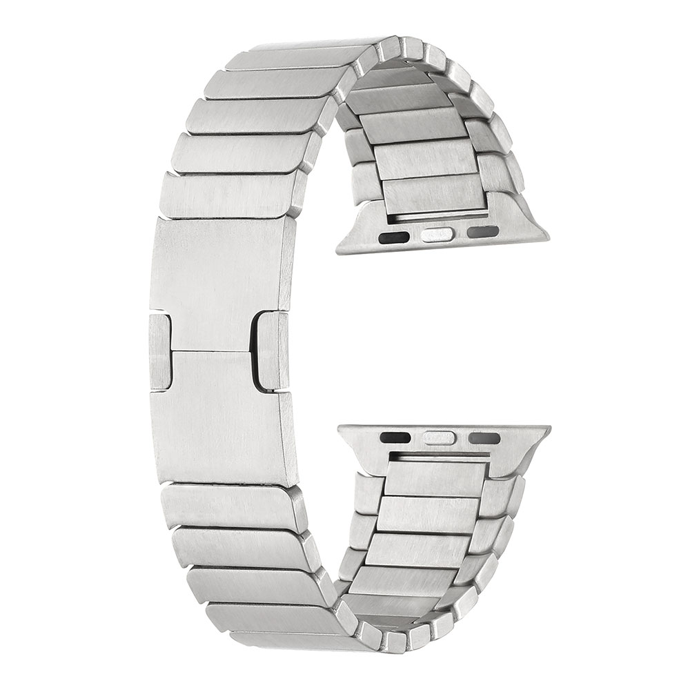 Apple Watch 44mm Uyumlu Kordon Paslanmaz Çelik Luxury Zore KRD-82 Kayış