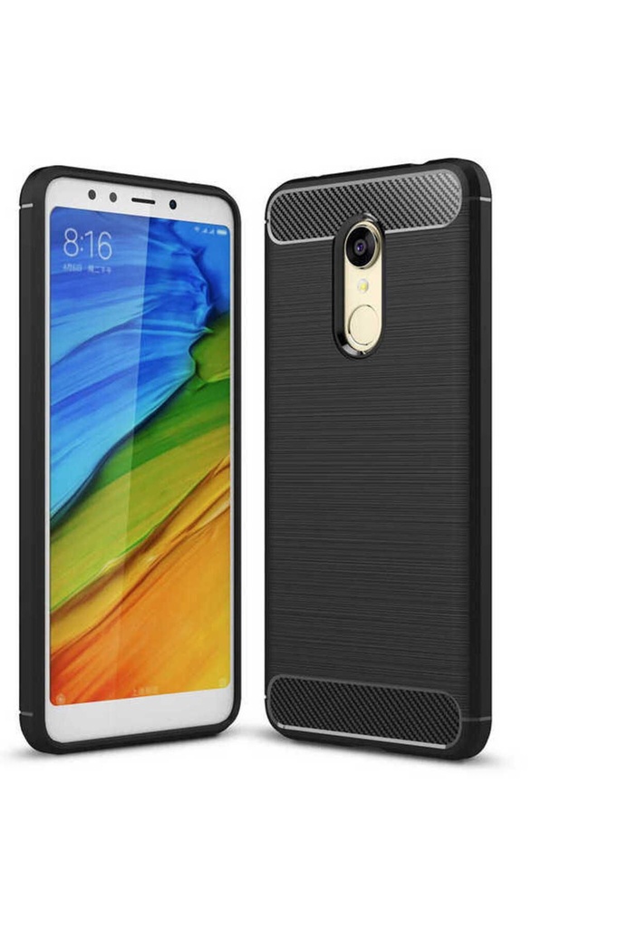 [RNZ-TA719] Xiaomi Redmi 5 Uyumlu Kılıf Zore Room Silikon Kapak (Siyah)