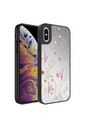 Apple iPhone X Uyumlu Kılıf Aynalı Desenli Kamera Korumalı Parlak Zore Mirror Kapak